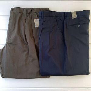 King Size Big & Tall Lot of 2 Pair Chino Front Pleat Pants Size 50 x 30/32 NWT